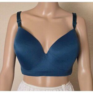 Soma Enbliss Luxe Wireless Lace J Hook green Bra Size 42DD